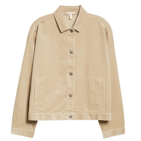 Eileen Fisher Jackets & Blazers - New EILEEN FISHER Classic Organic Cotton Blend Corduroy Jacket Size XL